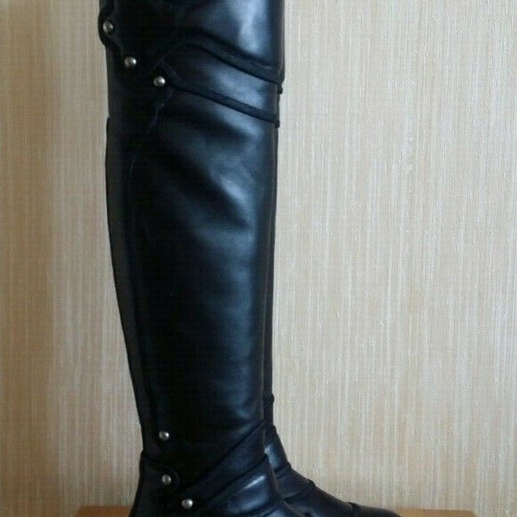 Dolce &Gabbana Knight Black Leather Boots IT 38.5 - Picture 3 of 9